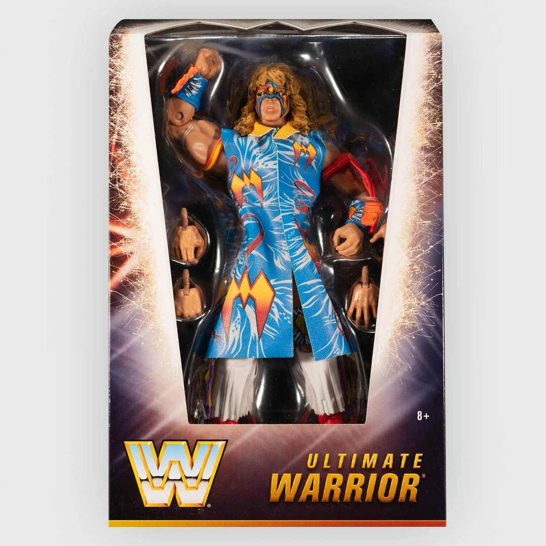 Brand new 🤩 Mattel WWE Elite Exclusive Series - Ultimate Warrior (WrestleMania XII) 👍 1 Mattel WWE Elite Exclusive Series - Ultimate Warrior (WrestleMania XII)