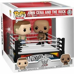 Funko Funko Items WWE: Ring Moment - The Rock Vs John Cena (WrestleMania XVIII) In Ring Pop! Vinyl Figures