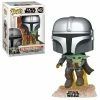 Funko Star Wars The Mandalorian - The Mandalorian W/ The Child Flying POP! Vinyl Figure