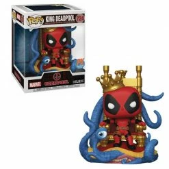 Funko Marvel - King Deadpool On Throne Exclusive 6" Pop! Vinyl Figure Funko Items