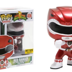 Funko Funko Items Power Rangers Metallic Red Ranger Exclusive Pop Vinyl Figure