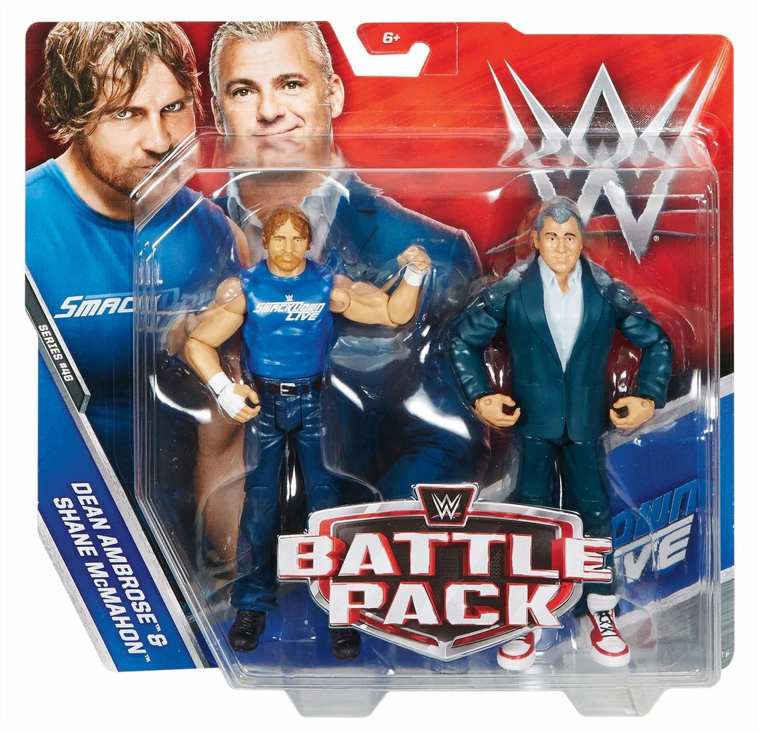 Best Pirce ✔️ Mattel New Arrivals WWE Battle Pack Series 46 - Dean Ambrose & Shane McMahon ✨ 1 Mattel New Arrivals WWE Battle Pack Series 46 - Dean Ambrose & Shane McMahon