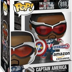 Funko Marvel The Falcon And The Winter Soldier - Captain America (Sam Wilson) With Shield (Year Of The Shield) Exclusive Pop! Vinyl Figure Funko Items