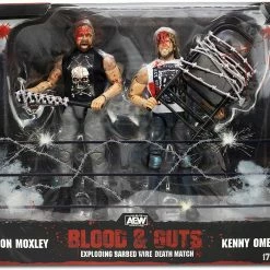 Jazwares AEW Unrivaled Exclusive Series - Exploding Barbed Wire Death Match (Blood And Guts)