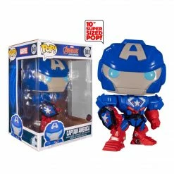Funko Avengers Mech Strike - 10-inch Captain America Exclusive Pop! Vinyl Figure Funko Items