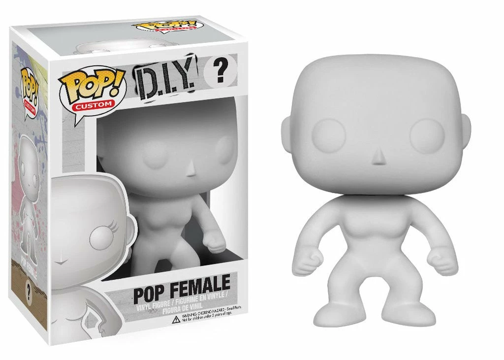 Discount β¨ Funko DIY Female Blank POP! Vinyl Figure π 1 Funko DIY Female Blank POP! Vinyl Figure
