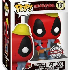 Funko Deadpool 30th Anniversary - Construction Worker Deadpool Exclusive Pop! Vinyl Figure