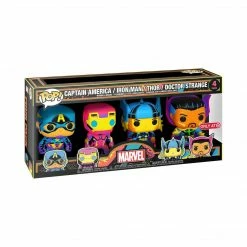 Funko Funko Items Marvel Black Light - 4-Pack Exclusive Pop! Vinyl Figures