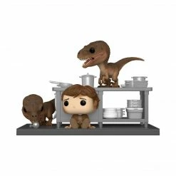 Funko Pop Moment: Jurassic Park - Tim Murphy With Velociraptors Pop! Vinyl Figure