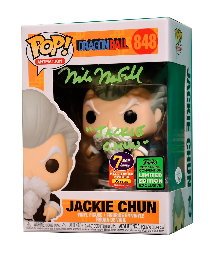 Discount 🧨 Funko Autographed Items Dragonball - Jackie Chun Autographed Pop! Vinyl Figure 🥰 1 Funko Autographed Items Dragonball - Jackie Chun Autographed Pop! Vinyl Figure