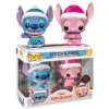 Funko Lilo & Stitch - Winter Stitch & Angel 2-Pack Exclusive Pop! Vinyl Figures