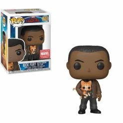 Funko Captain Marvel - Nick Fury (With Goose The Cat) Exclusive POP! Vinyl Figure Funko Items