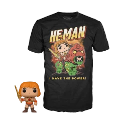 Funko POP Tees - Masters Of The Universe He-Man Glow-In-The-Dark Pop With Tee Exclusive