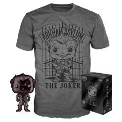 Funko Funko Items POP Tees - Batman: Arkham Asylum Black Chrome Joker Pop With Tee Exclusive