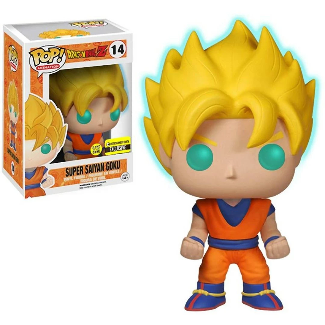 Funko Funko Items Dragonball Z - Super Saiyan Goku Glow-In-The-Dark Exclusive Pop! Vinyl Figure