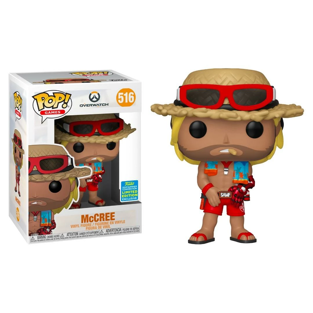 Funko SDCC 2019 - Overwatch McCree (Summer Skin) Exclusive Pop! Vinyl Figure Convention Exclusives