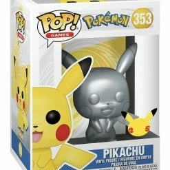 Funko Pokemon - Pikachu (Metallic Silver) Pop! Vinyl Figure