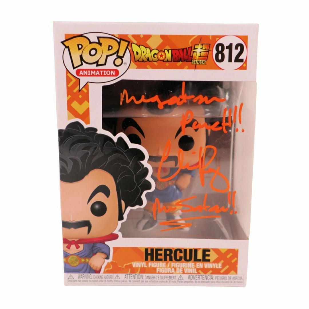Discount 🎁 Funko Dragonball Super - Hercule Autographed (JSA) Pop! Vinyl Figure Autographed Items 🥰 1 Funko Dragonball Super - Hercule Autographed (JSA) Pop! Vinyl Figure Autographed Items