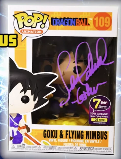 Deals ⭐ Funko Dragonball - Goku & Flying Nimbus Autographed Pop! Vinyl Figure 💯 1 Funko Dragonball - Goku & Flying Nimbus Autographed Pop! Vinyl Figure