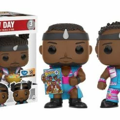 Funko WWE - The New Day (with Booty-O's) Exclusive 3-Pack Pop! Vinyl Figures Funko Items